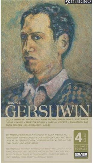 Div Orchester+Solisten & George Gershwin (1898-1937) - Designo Best Of - Gershwin 4 CDs