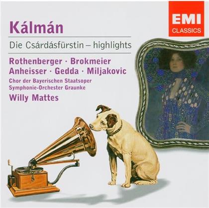 Mattes/Rothenberger/Gedda & Emmerich K&aacute;lm&aacute;n (1882-1953) - Die Csardasf&uuml;rstin