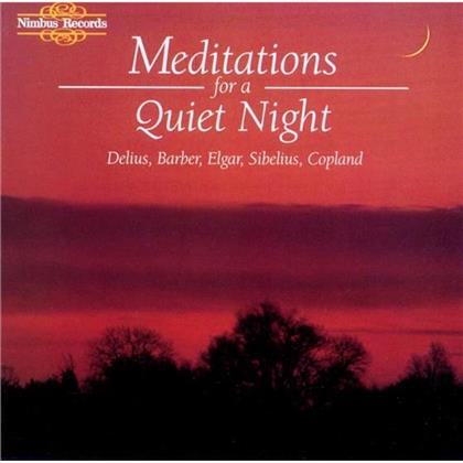 English String Orchestra & Various - Meditations For A Quiet Night