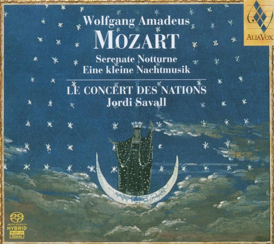 Wolfgang Amadeus Mozart (1756-1791), Jordi Savall & Le Concert des Nations - Serenate Notturne - Eine Kleine Nachtmusik Hybrid SACD