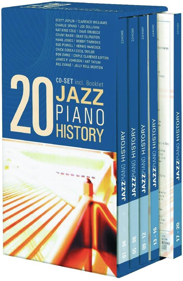 Jazz Piano History - Variou 20 CDs