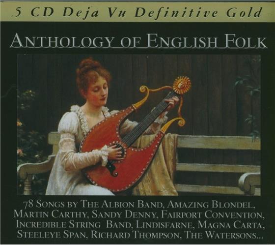 Anthology Of English Folk - Various - Deja Vu Records 5 CDs