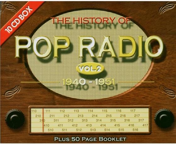 History Of Pop Radio 2 - Various 10 CDs