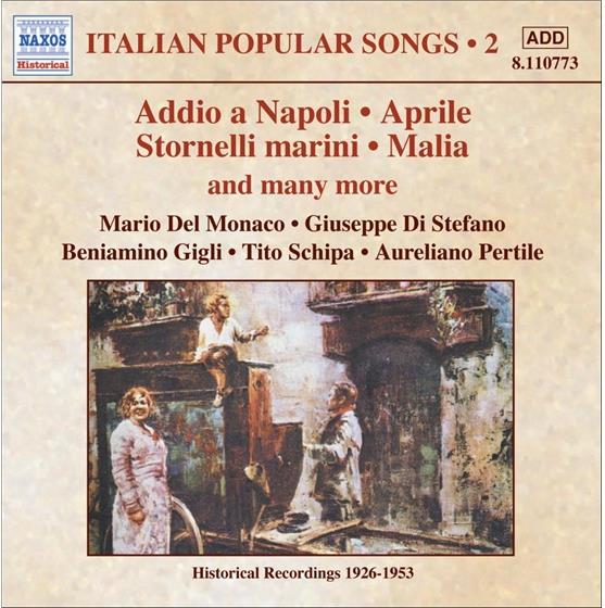 Gigli/Schipa/Del Mon & Diverse Italien - Italian Popular Songs 2