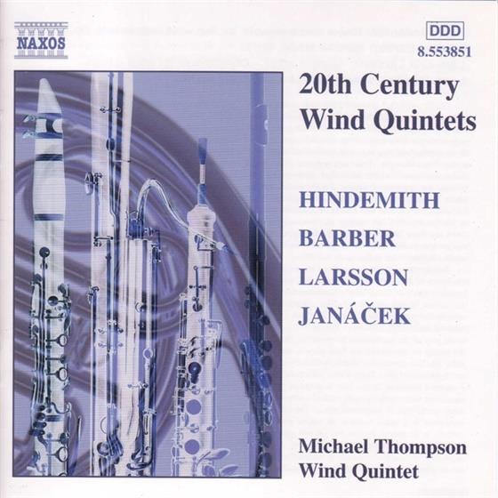 Michael Thompson Blä & Hindemith/Barber/ - Bläserquint.20.Jhs.