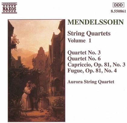 Aurora Quartet & Felix Mendelssohn-Bartholdy (1809-1847) - Streichquart.Op44,Nr 1