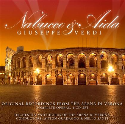 Orchestra dell'Arena di Verona & Giuseppe Verdi (1813-1901) - Nabucco & Aida - Collector Box Live Verona (4 CD)