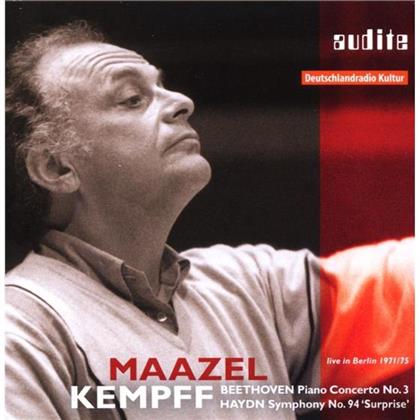 Kempff & Beethoven/Haydn - Klav.Konz.3/Sinf.94