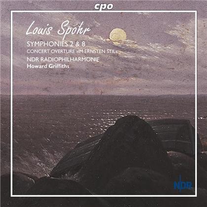 Griffiths Howard/Po Ndr & Louis Spohr (1784-1859) - Symphonies 2 & 8 / Concert Overture