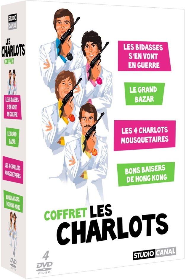 Les Charlots coffret (1973) Box, 4 DVDs
