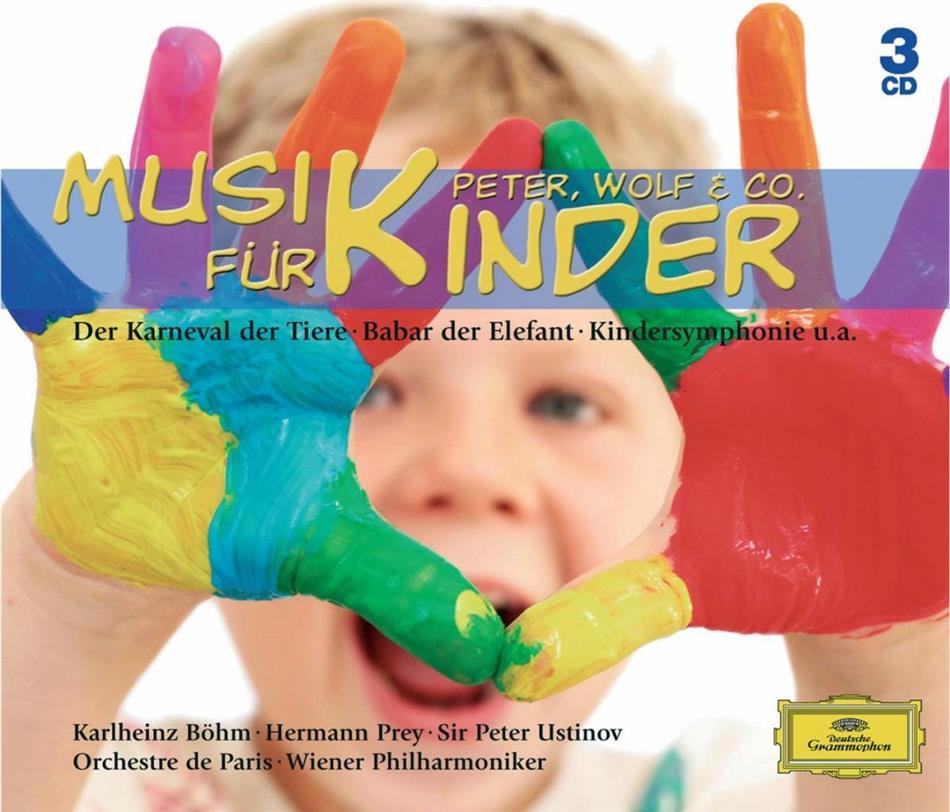 Serge Prokofieff (1891-1953), Karl Böhm, Sir Peter Ustinov & Hermann Prey - Musik Für Kinder Peter Wolf 3 CD