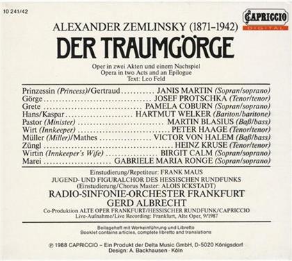 Coburn/Protschka & Alexander von Zemlinsky (1871-1942) - Traumg&ouml;rge (Ges.Aufn) (2 CDs)