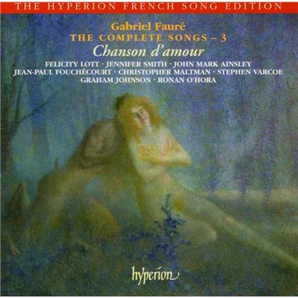 Lott Felicity / Smith, Ainsley, Maltman & Gabriel Faur&eacute; (1845-1924) - S&auml;mtliche Lieder Vol. 3