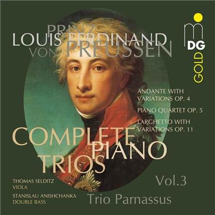 Trio Parnassus & Prinz Louis Ferdinand Von Preussen - S&auml;mtliche Klaviertrios - Vol. 3