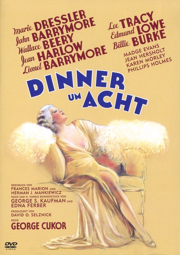 Dinner um Acht - Dinner at eight (1933)