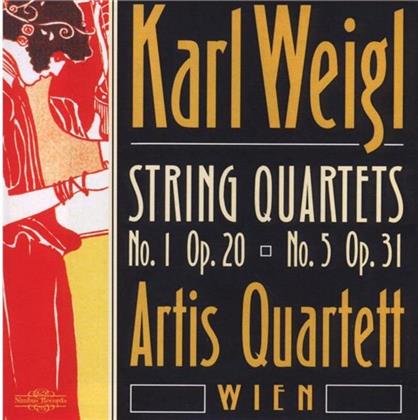 Artis Quartett & Karl Weigl (1881-1949) - Quartett Nr1 Op20, Nr5 Op31