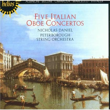Peterborough String Or Daniel, & Various - Five Italian Oboe Concertos