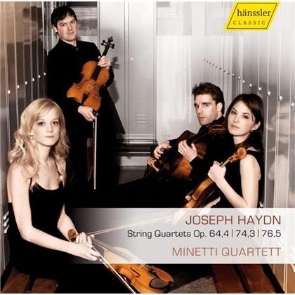 Minetti Quartett & Joseph Haydn (1732-1809) - String Quartets Op. 64,4/ 74,3