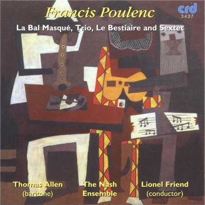 Thomas Allen, Baritone - The N & Francis Poulenc (1899-1963) - Le Bal Masque For Baritone & C