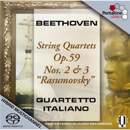 Italiano Quartett & Ludwig van Beethoven (1770-1827) - Quartett Op59/2,3 Razumovsky