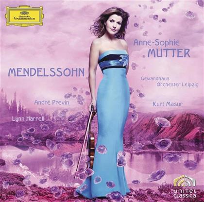 Felix Mendelssohn-Bartholdy (1809-1847), Andr&eacute; Previn (*1929), Anne-Sophie Mutter, Lynn Harrell & Gewandhausorchester Leipzig - Violin Concerto Op.64/Piano Trio