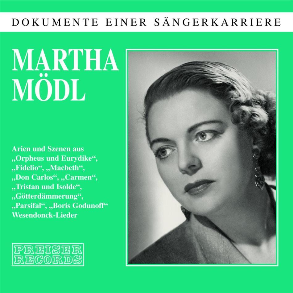Martha Mödl & Gluck/ Beethoven/ Verdi/ Bizet - Dokumente Einer Sängerkarriere 2 CDs