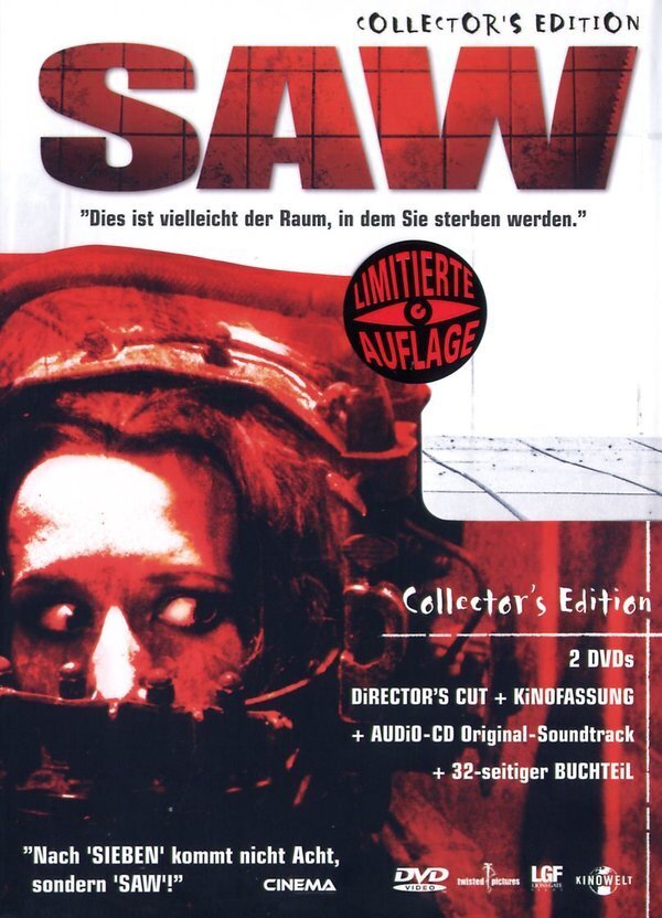 Saw (2004) Collector's Edition, 3 DVDs