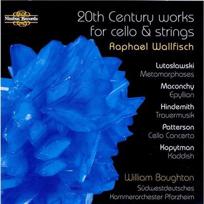Raphael Wallfisch (Cello), Suedwestd. & Divers Cello Wallfisch - 20Th Century Works For Cello & Strings