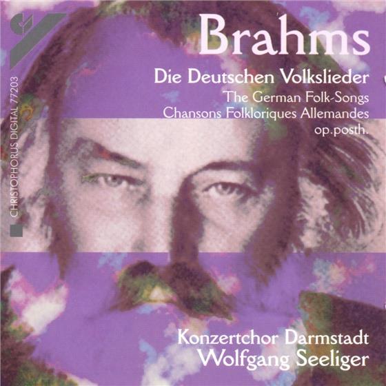 Seekuger Wolfgang / Konzertchor Darmstad & Johannes Brahms (1833-1897) - Deutschen Volkslieder, Die Version Remasterisée
