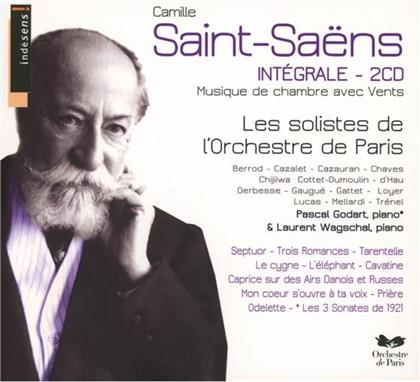 Godart Pascal, Klavier /Wagschal Laurent & Camille Saint-Sa&euml;ns (1835-1921) - Blaeserkammermusikwerk (2 CDs)