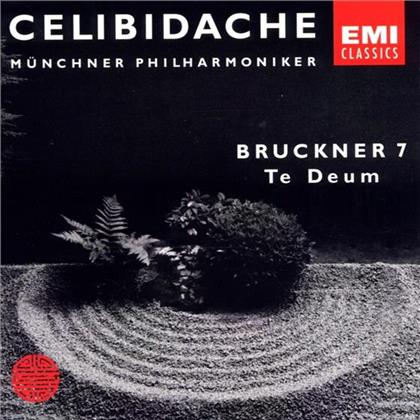 Celibidache Sergiu / Mp & Anton Bruckner (1824-1896) - Sinfonie Nr.7 / Te Deum (2 CD)