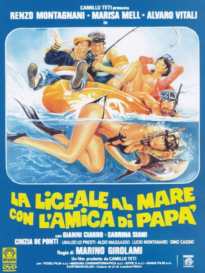 La liceale al mare con l'amica di papà
