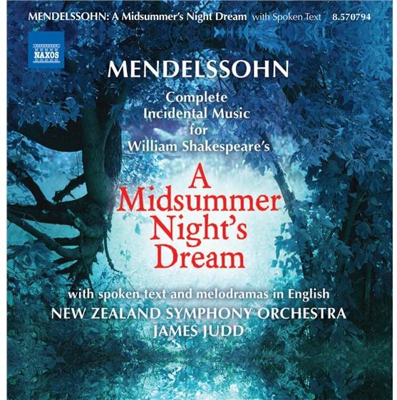 Judd James / New Zealand So & Felix Mendelssohn-Bartholdy (1809-1847) - Midsummer Nights Dream (Engl)
