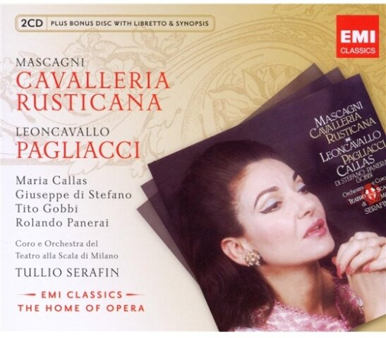 Serafin / Callas / Di Stefano & Leoncavallo/Mascagni - Pagliacci & Cavalleria Rustica 3 CDs
