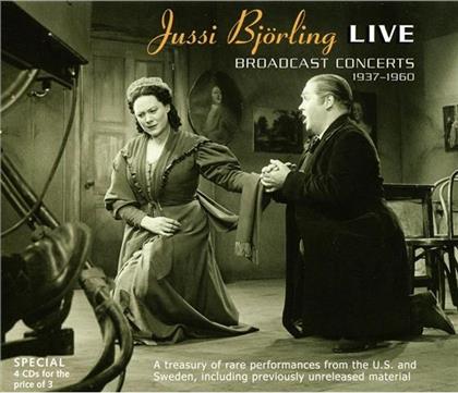 Bj&ouml;rling Jussi / Bj&ouml;rling Anna-Lisa & --- - Jussi Bkoerling Live - Broadca (4 CDs)