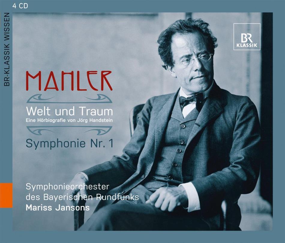 Jansons Mariss / So Bayerischer Rundfunk & Gustav Mahler (1860-1911) - Sinfonie Nr. 1 / Hörbiografie 4 CDs