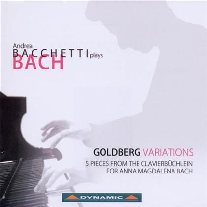 Andrea Bacchetti & Johann Sebastian Bach (1685-1750) - Goldberg Variationen / 5 St&uuml;cke Clavierb