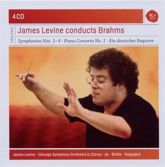James Levine & Johannes Brahms (1833-1897) - James Levine Conducts Brahms 4 CDs