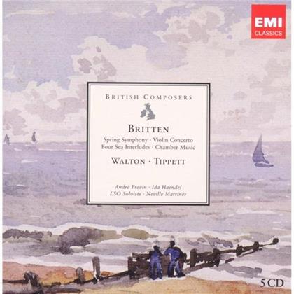 --- & Britten Benjamin / Walton / Tippett - Britten - Walton - Tippett (5 CDs)