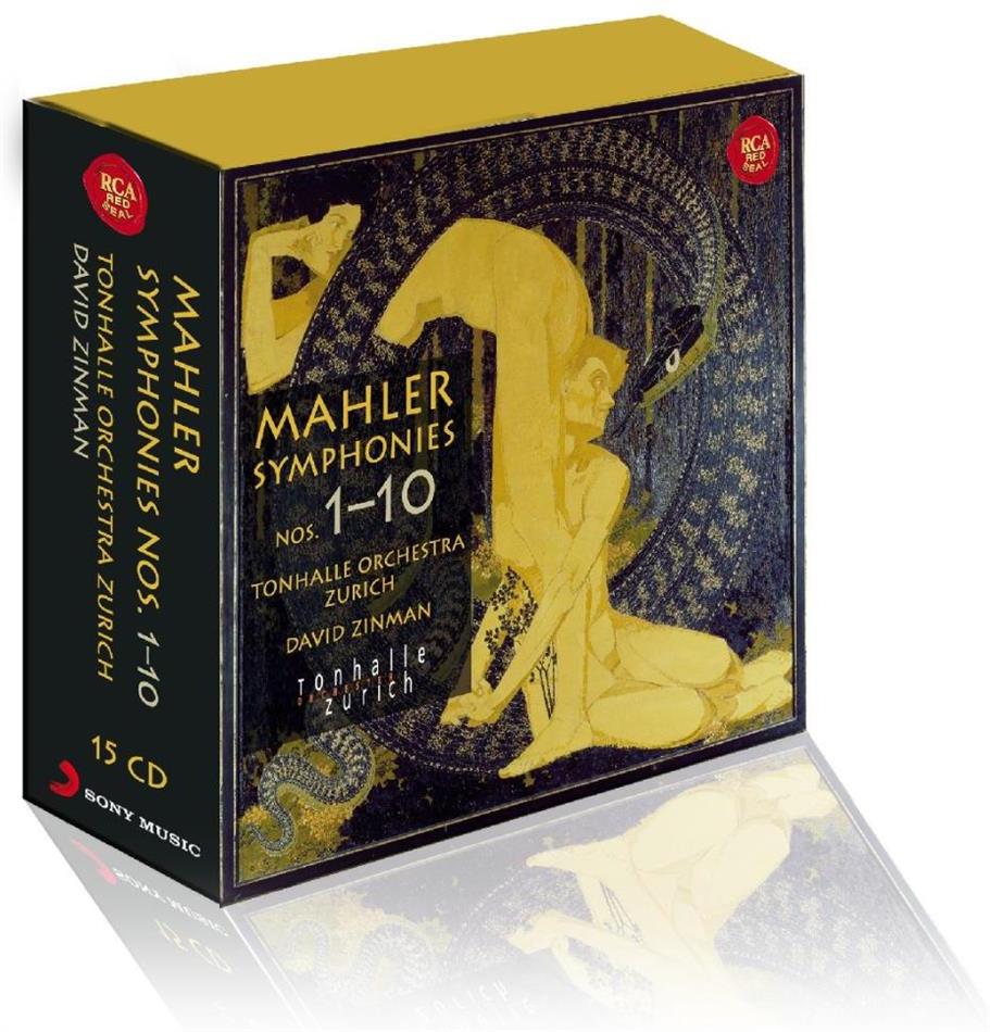 Zinman David / Tonhalle Orchester Zürich & Gustav Mahler (1860-1911) - Symphonies 1-10 (Ga) 15 SACDs + DVD