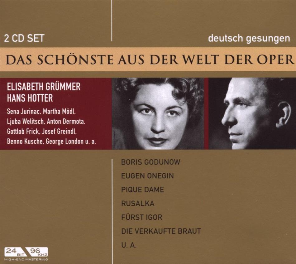 Gruemmer / Hoter / Moedl / Frick & --- - Schoenste Aus Der Welt Der Oper 2 CDs