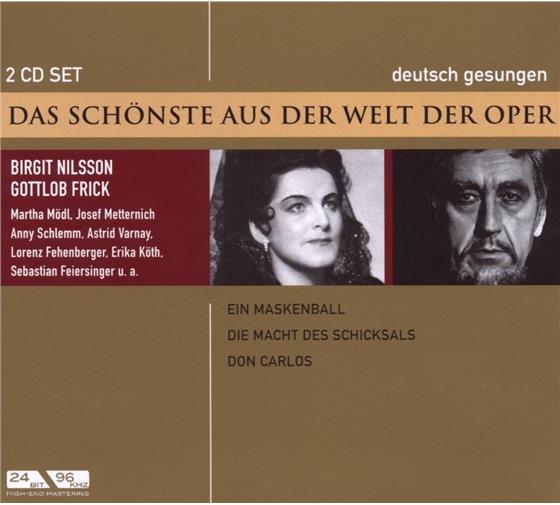Nilsson Birgit / Frick / Mödl / Mettern. & --- - Das Schoenste Aus Der Welt Der Oper 2 CDs