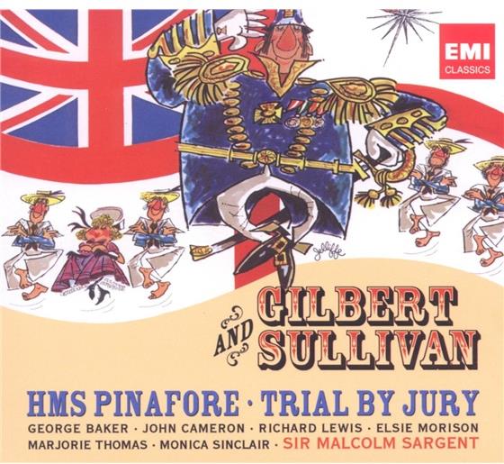 Sargent Sir Malcolm / Various & Gilbert & Sullivan - Hms Pinafore / Trial By Jury 2 CD