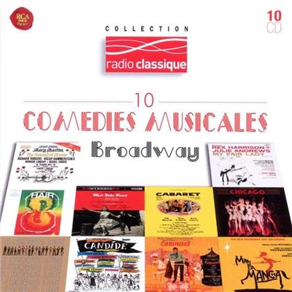 --- - Les 10 Com&eacute;dies Musicales (10 CDs)