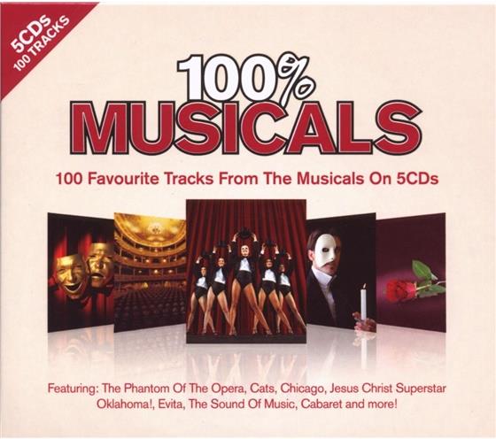 100% Musicals 5 CDs
