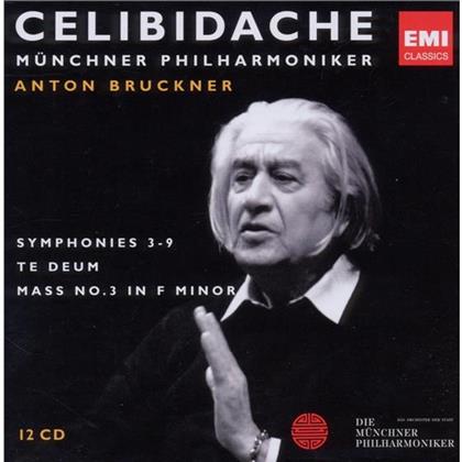 Celibidache Sergiu / Mp & Anton Bruckner (1824-1896) - Celibidache 2 : Sinfonien,Te Deu (12 CD)