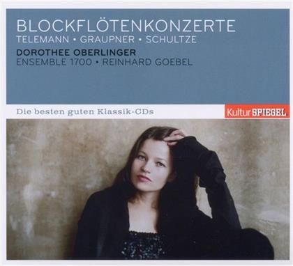 Telemann / Graupner / Schultze, Dorothee Oberlinger & Ensemble 1700 - Blockfl&ouml;tenkonzerte
