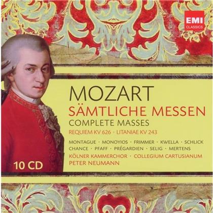 Neumann Peter / Various & Wolfgang Amadeus Mozart (1756-1791) - Saemtliche Messen / Requiem (10 CD)