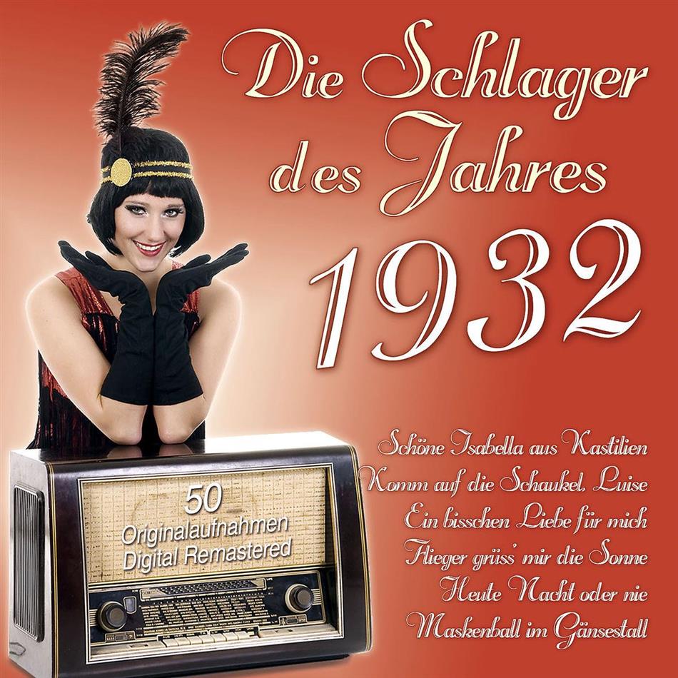 Die Schlager Des Jahres 1932 2 CDs