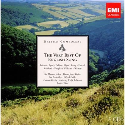 Baker / Bostridge / Deller / Kirkby / & --- - Very Best Of English Song (5 CDs)